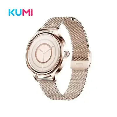KUMI K3 Female Mash Chain Stainless Steel Smartwatch